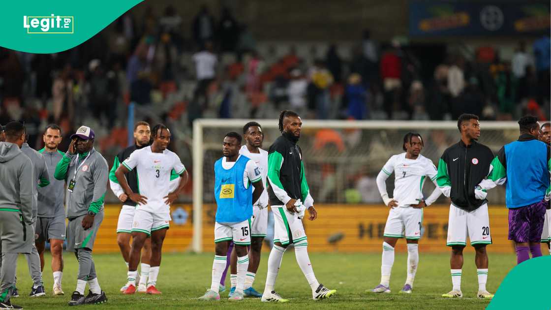 Ademola Lookman, Bruno Onyemaechi, Chidozie Awaziem, Super Eagles, Toyota Stadium, Bloemfontein, South Africa. Ademola Lookman, Bruno Onyemaechi, Chidozie Awaziem, Super Eagles, Toyota Stadium, Bloemfontein, South Africa.