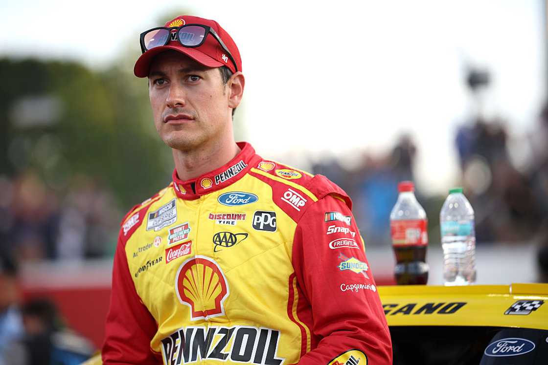 Joey Logano waits on the grid before the NASCAR Cup Series All-Star Race Joey Logano waits on the grid before the NASCAR Cup Series All-Star Race
