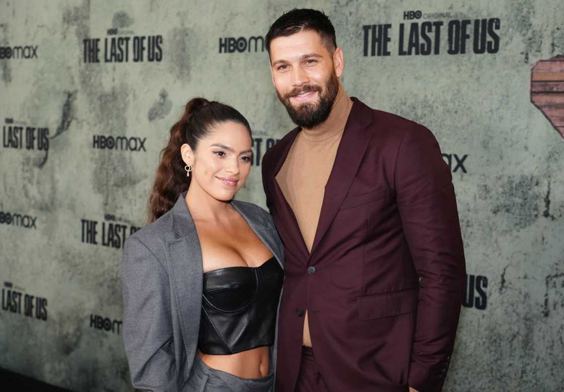 Serena Muniz and Casey Deidrick at a movie premiere event in Los Angeles Serena Muniz and Casey Deidrick at a movie premiere event in Los Angeles