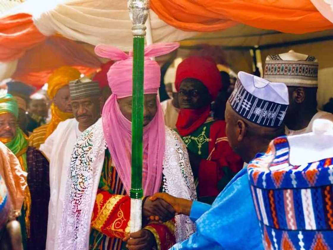 Yanzu Yanzu: Sabbin sarakunan Kano da Bichi na shirin karban takardun nadinsu Yanzu Yanzu: Sabbin sarakunan Kano da Bichi na shirin karban takardun nadinsu