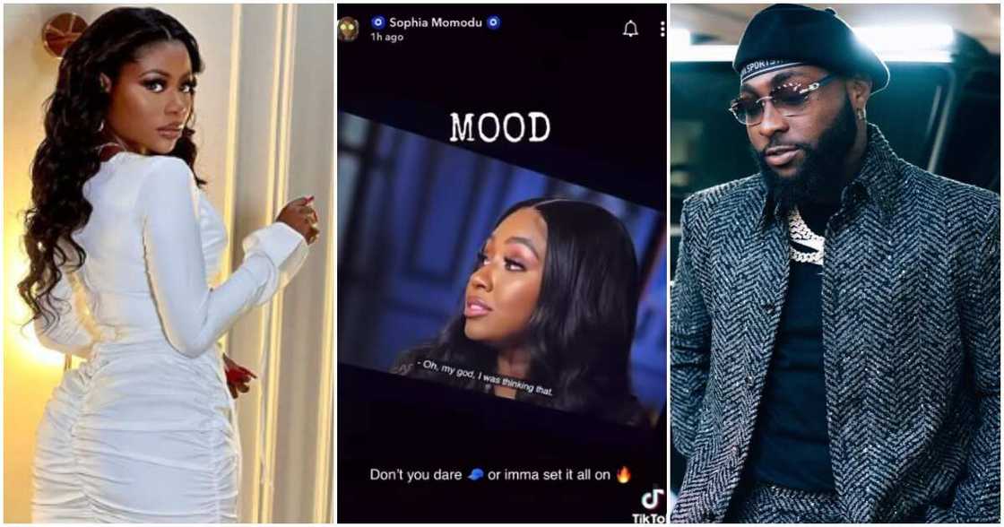 Sophia Momodu threatens to set it all on fire as she warns Davido.