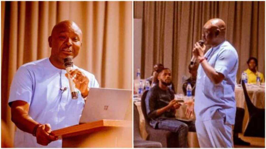 Akin Alabi ya bayyana aniyar yin takarar shugaban kasa Akin Alabi ya bayyana aniyar yin takarar shugaban kasa