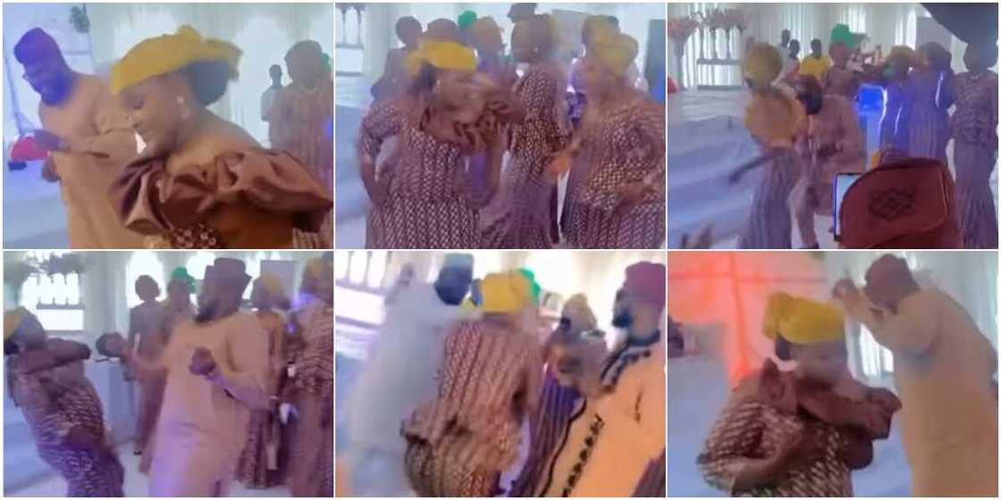 Wedding guests 'scatter' dance floor, vibe to dope song Wedding guests 'scatter' dance floor, vibe to dope song