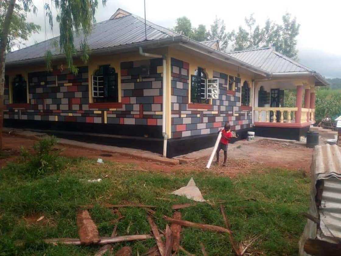 Kenyan woman gifts mum beautiful bungalow as birthday gift