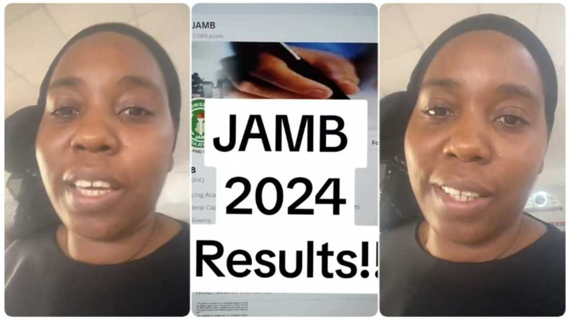 Lady speaks on JAMB result 2024 Lady speaks on JAMB result 2024