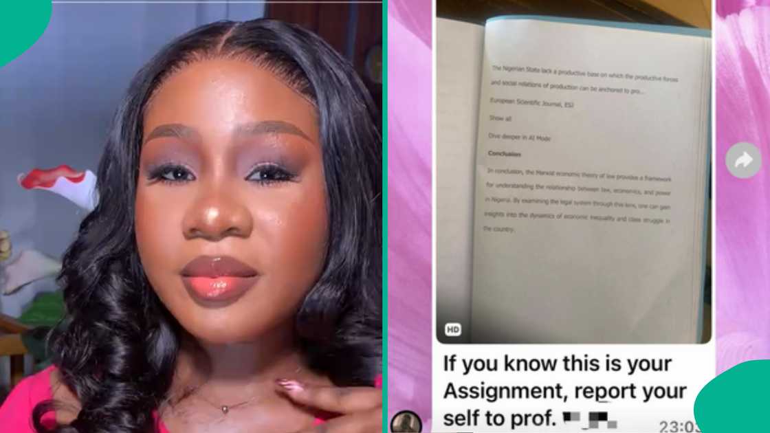 Nigerian lady shares funny assignment submitted by her coursemate. Nigerian lady shares funny assignment submitted by her coursemate.