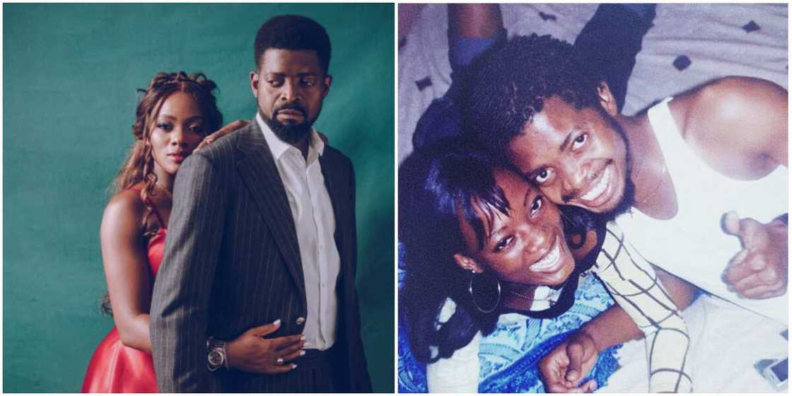 Basketmouth's wife. Basketmouth's wife.