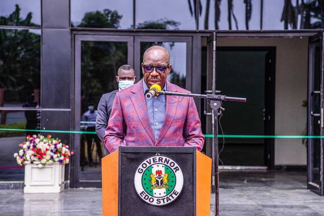 Governor Obaseki discloses why he will probe Adams Oshiomhole Governor Obaseki discloses why he will probe Adams Oshiomhole