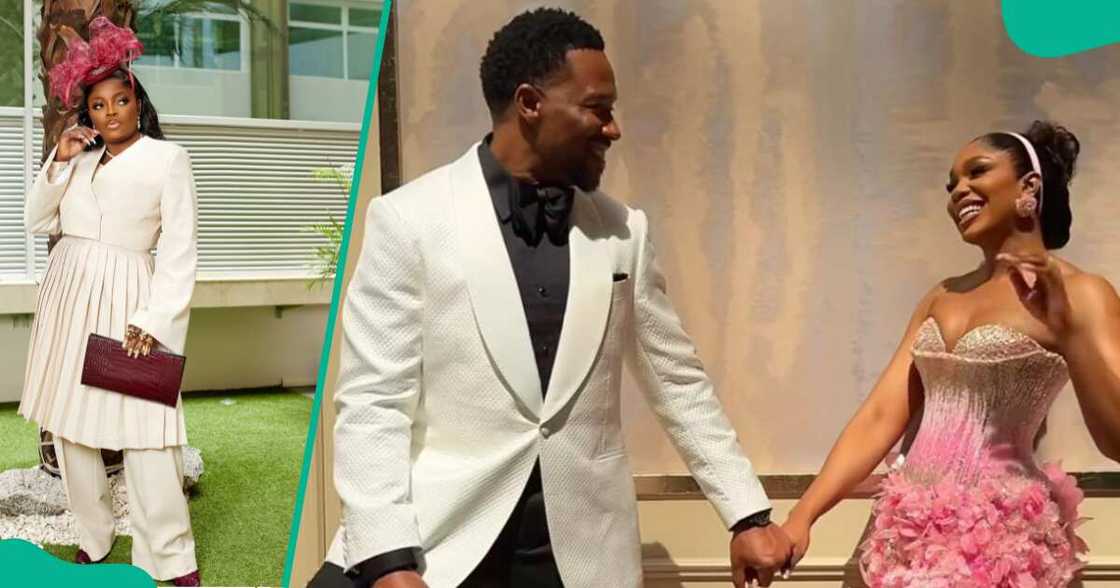 Funke Akindele trends for gifting Sharon Ooja cash on her wedding day. Funke Akindele trends for gifting Sharon Ooja cash on her wedding day.