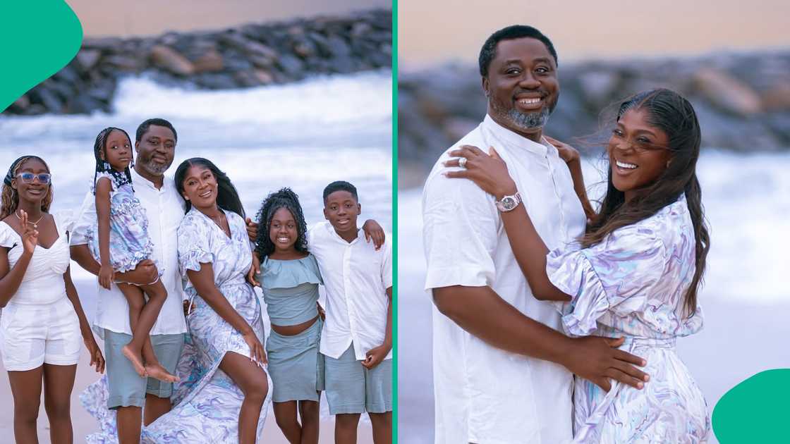 Mercy Johnson and family celebrate 14th wedding anniversary. Mercy Johnson and family celebrate 14th wedding anniversary.