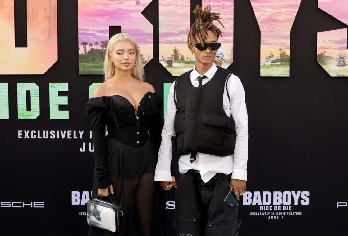 Sab Zada and Jaden Smith in Hollywood, California.