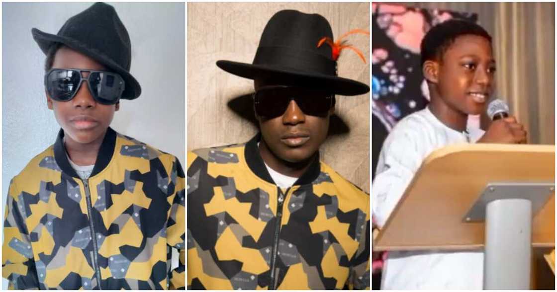 Sound Sultan's son Aladin poses like him Sound Sultan's son Aladin poses like him