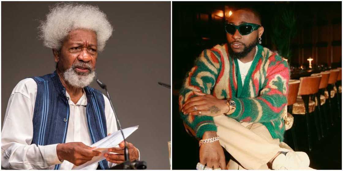 Bidiyon Batanci: Farfesa Soyinka Ya Kare Davido, Ya Ce Banda Neman Afuwa