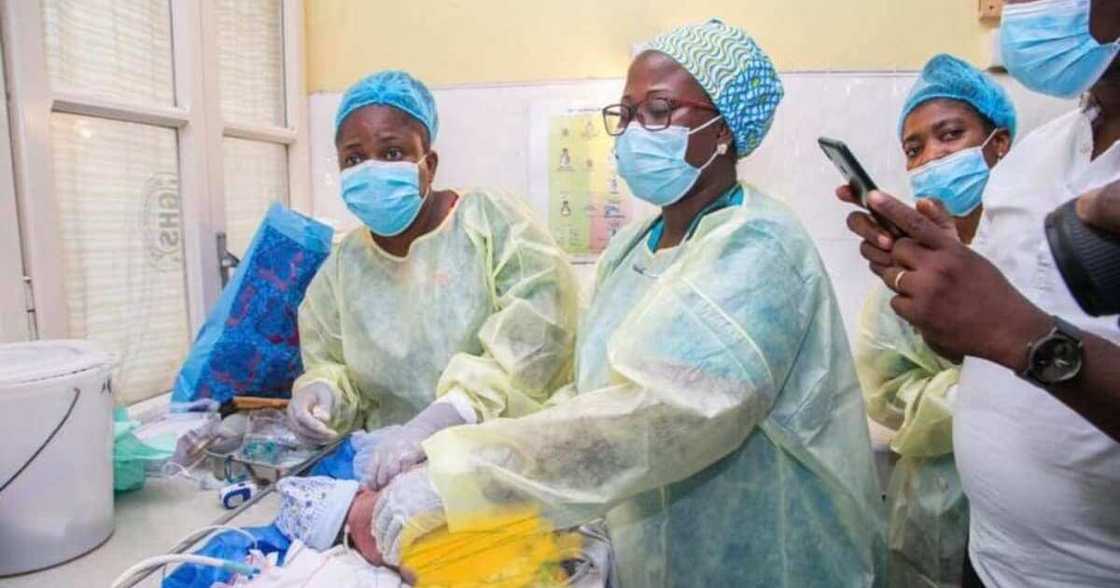 Historic feat: 27-year-old woman delivers first conjoined twins at Akuse Government Hospital