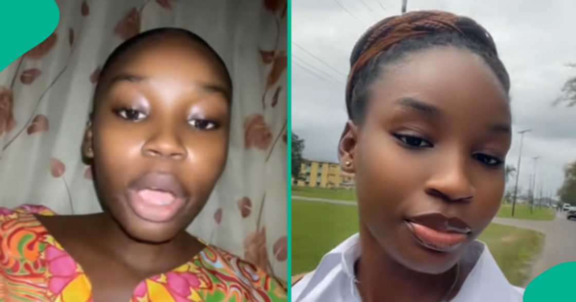 Nigerian lady scared after encountering 'one chance' scammers. Nigerian lady scared after encountering 'one chance' scammers.
