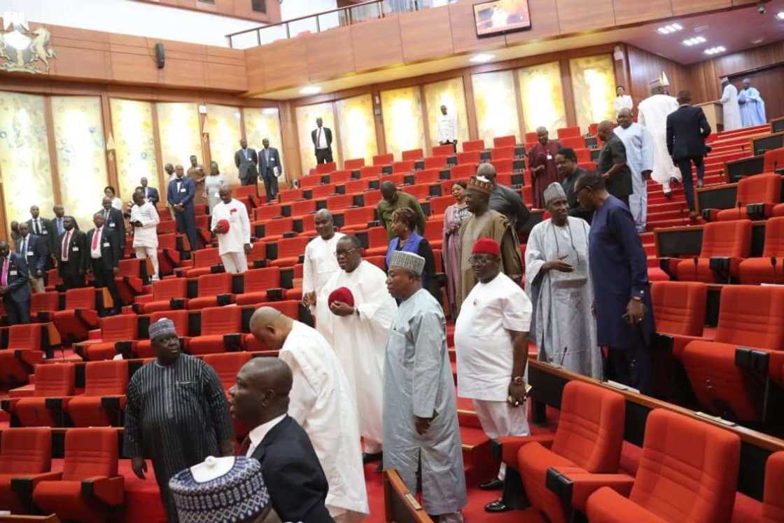 Majalisar dattawa ta dage zamanta kan mutuwar dan majalisa Majalisar dattawa ta dage zamanta kan mutuwar dan majalisa