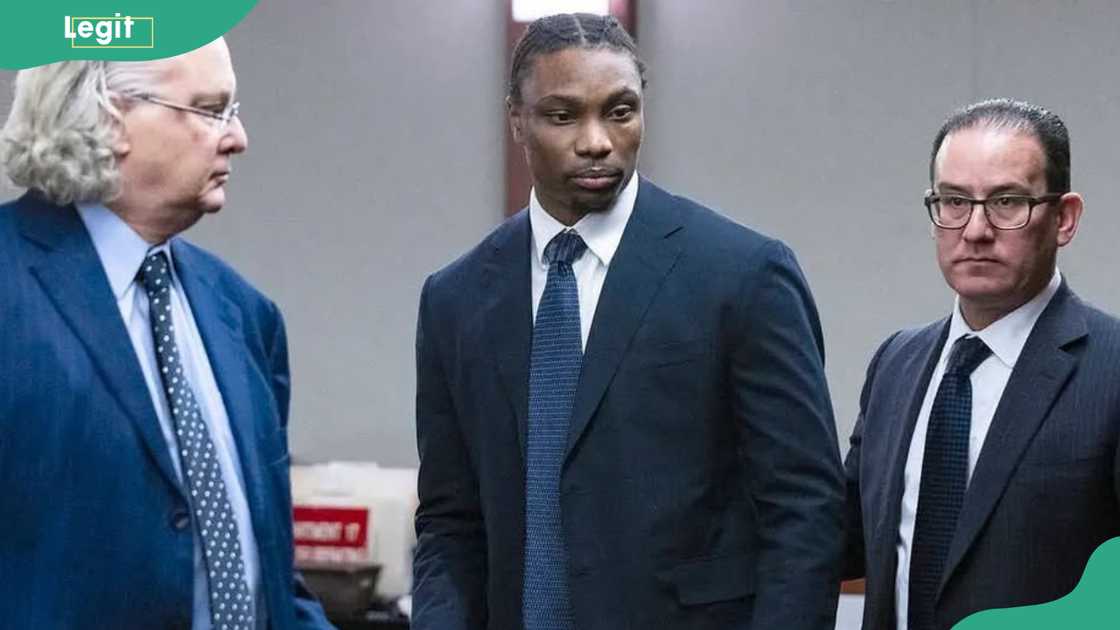 Henry Ruggs in a court appearance