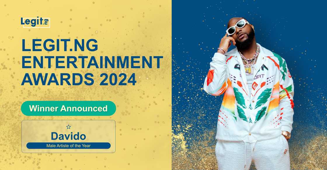 Davido, Legit.ng Entertainment Awards, Winners, Announcement Davido, Legit.ng Entertainment Awards, Winners, Announcement
