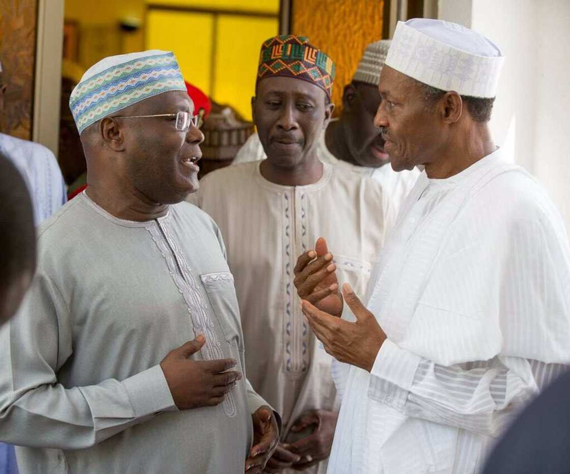 Atiku da Buhari a 2015 Atiku da Buhari a 2015