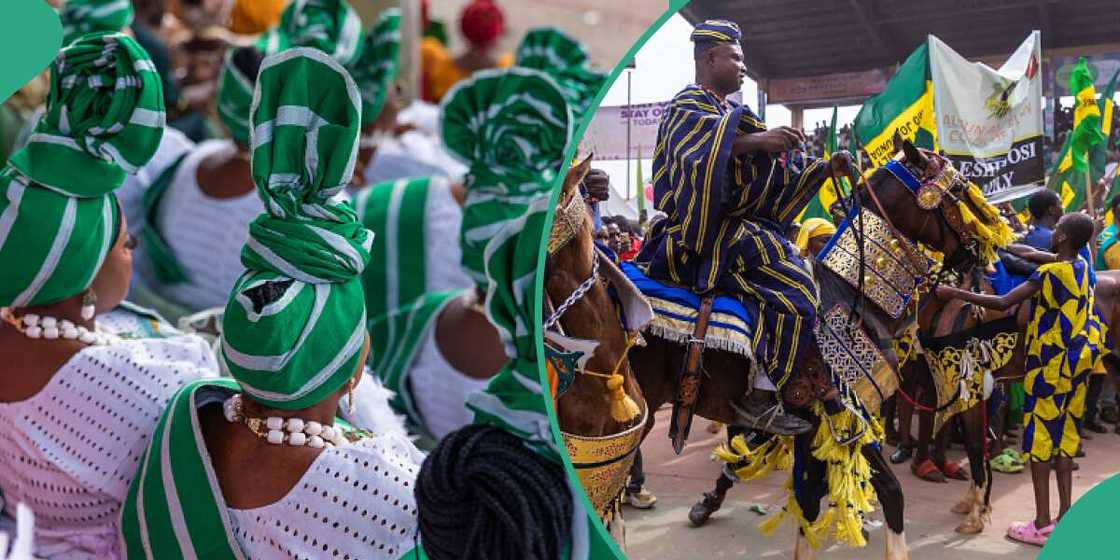 A general view of glee worn worn by members of the Regberegbe A general view of glee worn worn by members of the Regberegbe