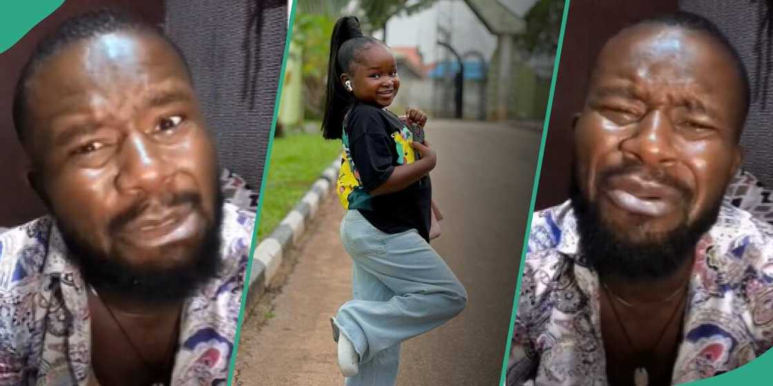 Nigerian man goes public with his love for small-sized Nollywood actress, Oluebube