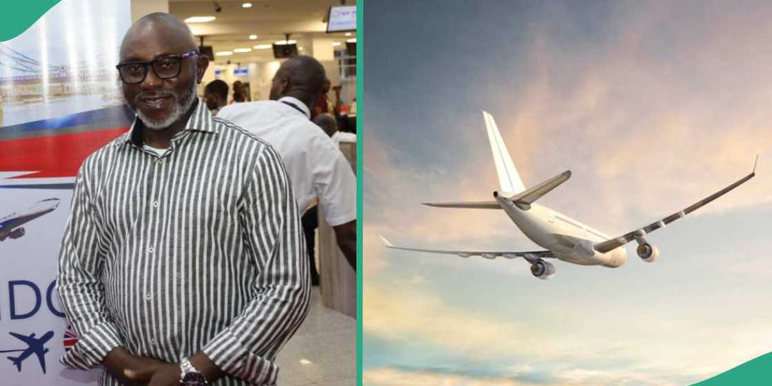 Air Peace flight to Gatwick Airport. Air Peace flight to Gatwick Airport.