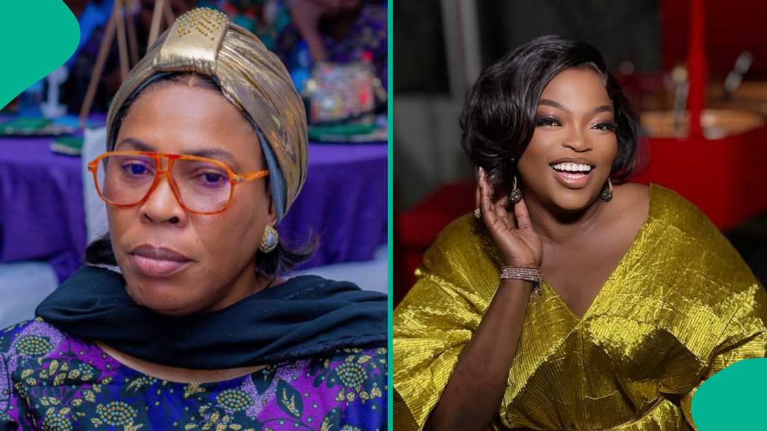 Actress Fathia Balogun has dismissed rumours of feud between her and Funke Akindele. Actress Fathia Balogun has dismissed rumours of feud between her and Funke Akindele.