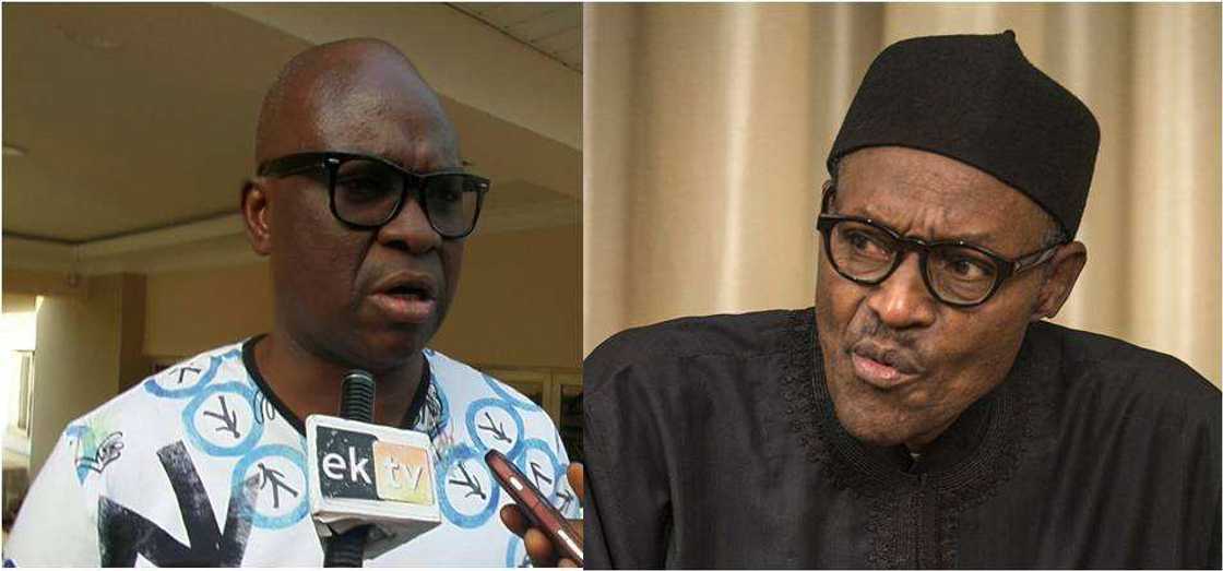 Fayose ga Buhari: Ka bai wa 'yan Najeriya kunya da alkawuranka Fayose ga Buhari: Ka bai wa 'yan Najeriya kunya da alkawuranka