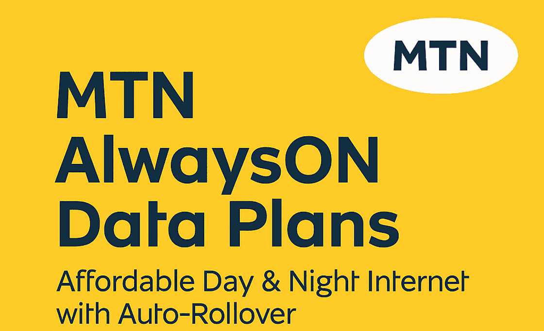 MTN's Always-On Data plans poster