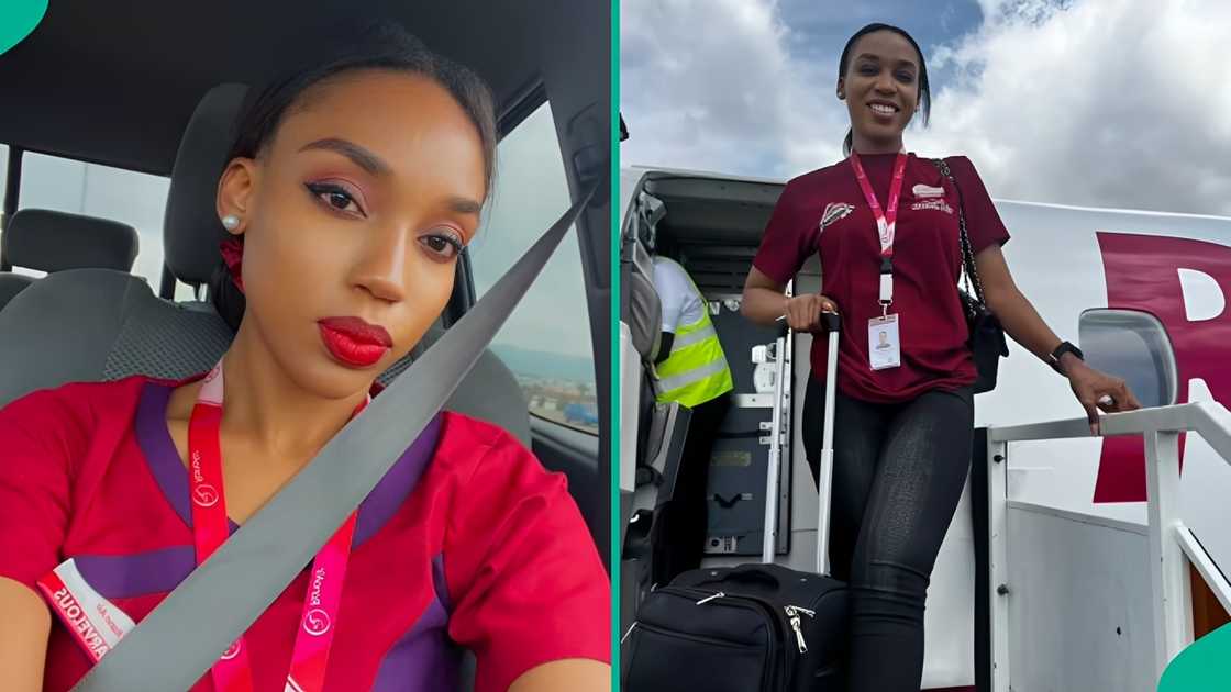 A flight attendant cries as she resigns from job, shares emotional experience