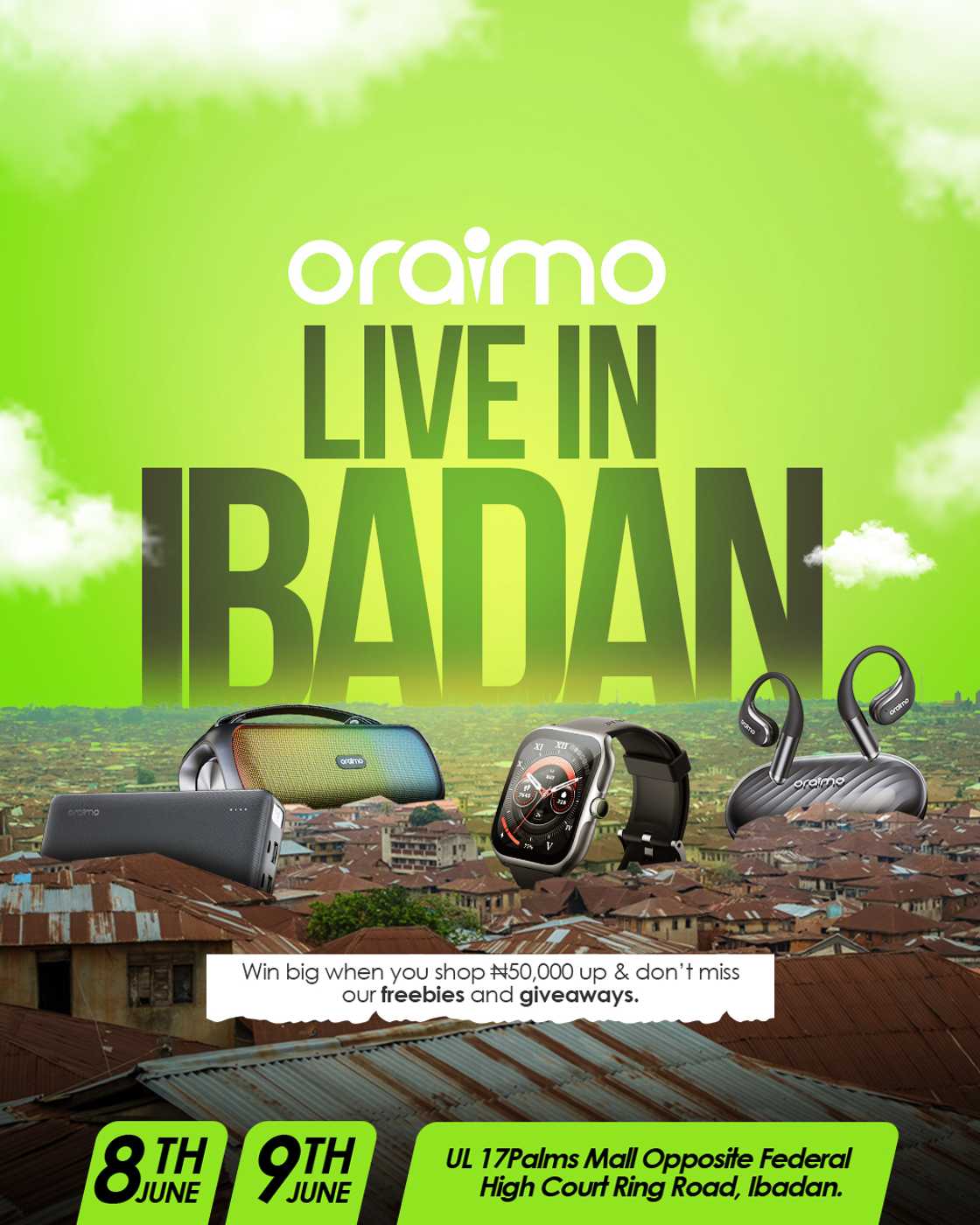 oraimo Launches Nationwide Store Promotion with Deals and Prizes at Flagship & Exclusive Stores oraimo Launches Nationwide Store Promotion with Deals and Prizes at Flagship & Exclusive Stores