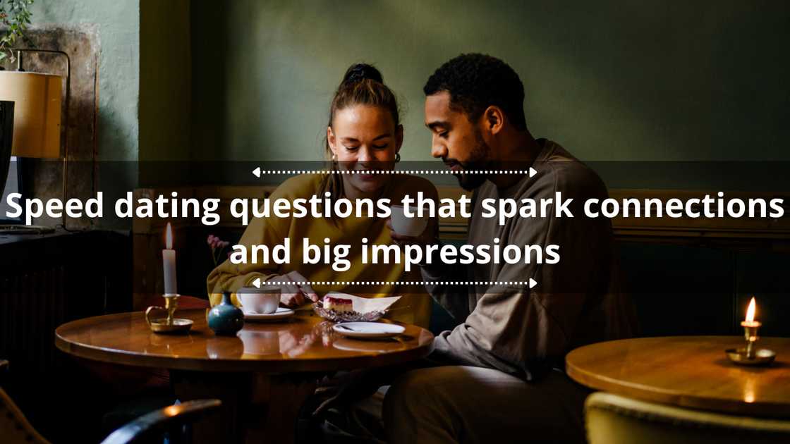 Speed dating questions