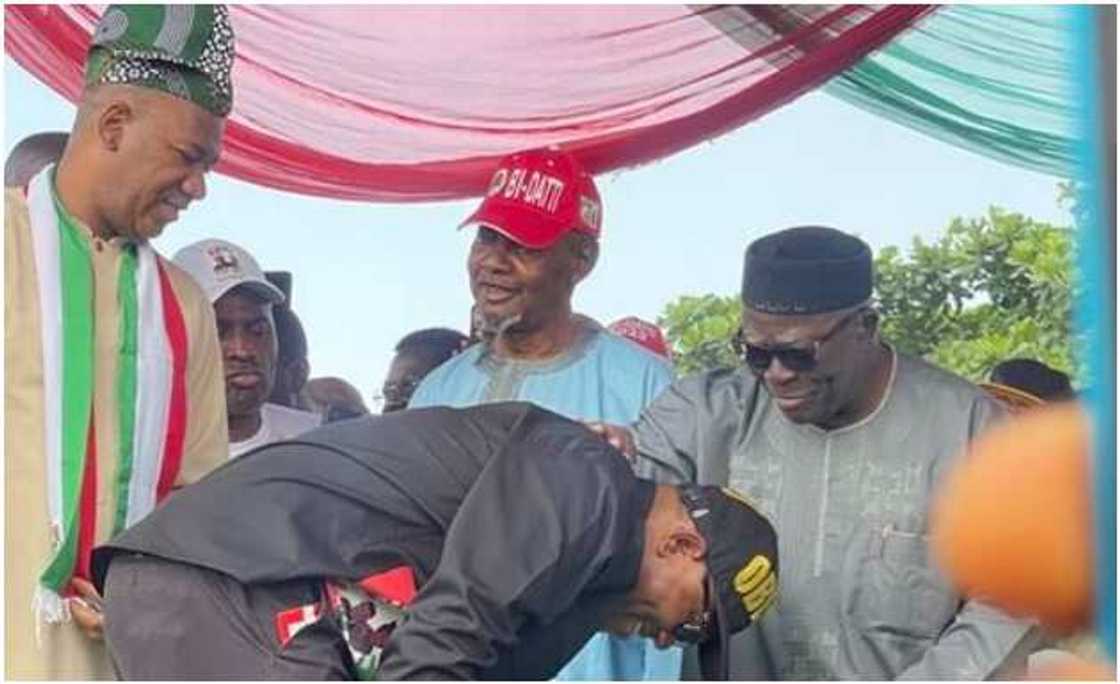 Pa Adebanjo, Peter Obi Pa Adebanjo, Peter Obi