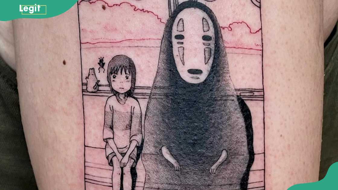 Chihiro's train ride tattoo Chihiro's train ride tattoo