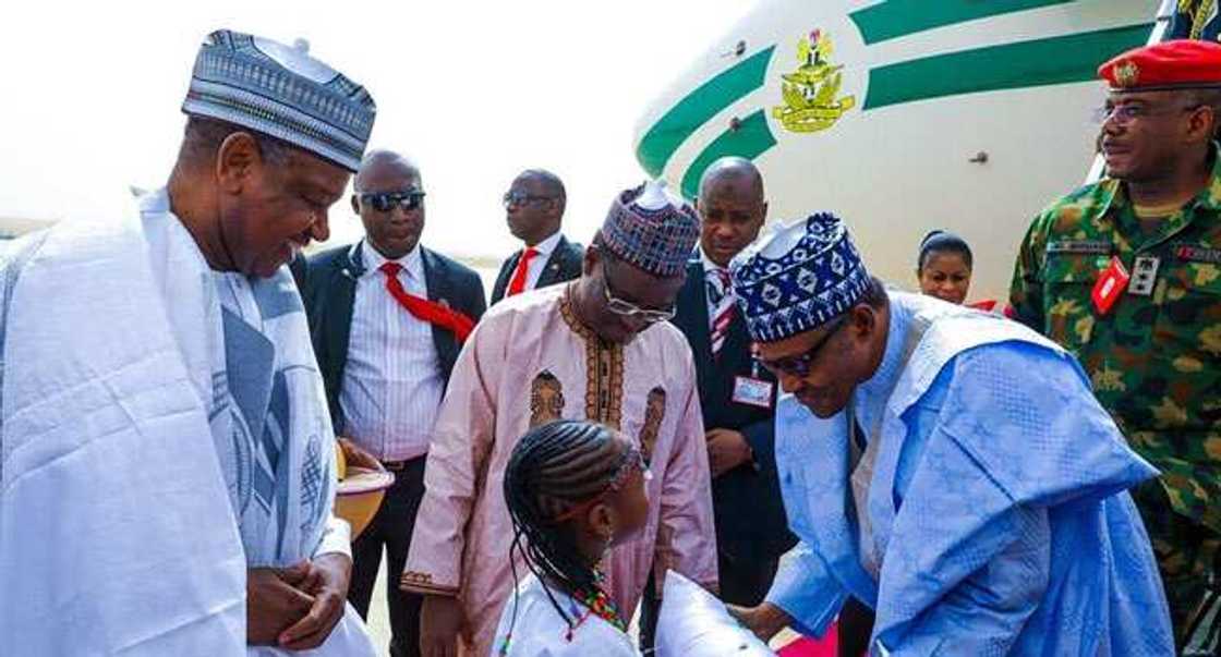 Yanzu Yanzu: Buhari ya isa Kebbi don halartan bikin kamun kifi na Argungu