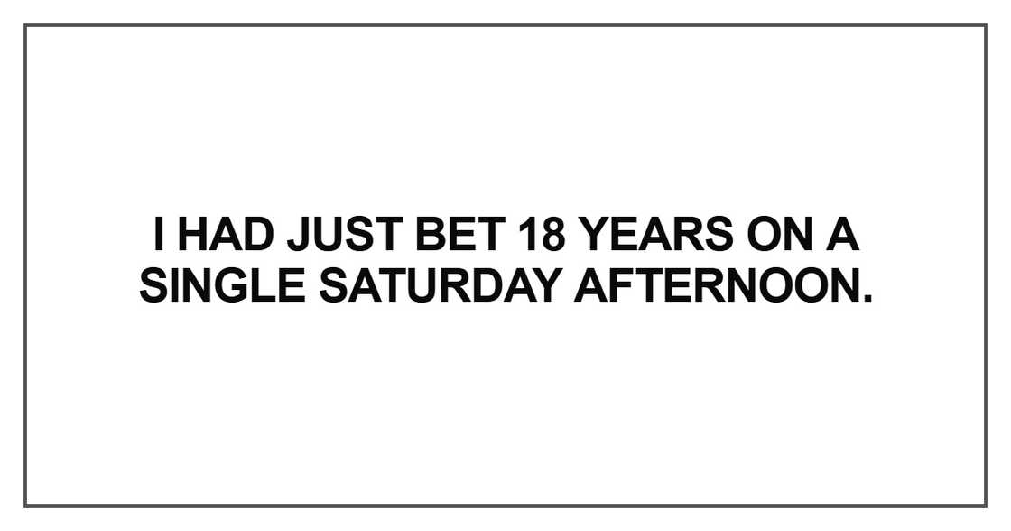I had just 18 years on I had just 18 years on