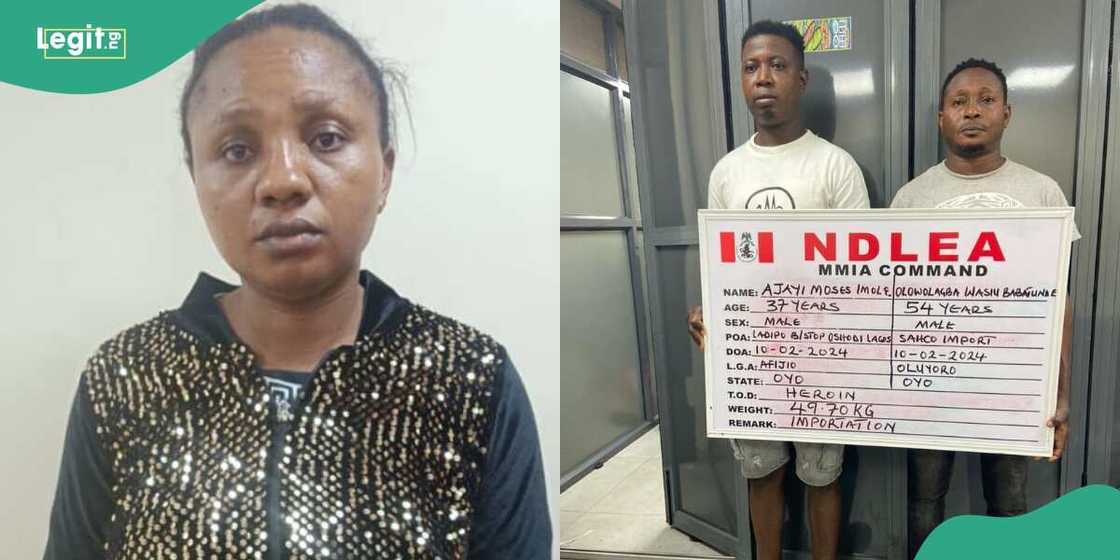The NDLEA arrested at least four suspects with others already at large The NDLEA arrested at least four suspects with others already at large
