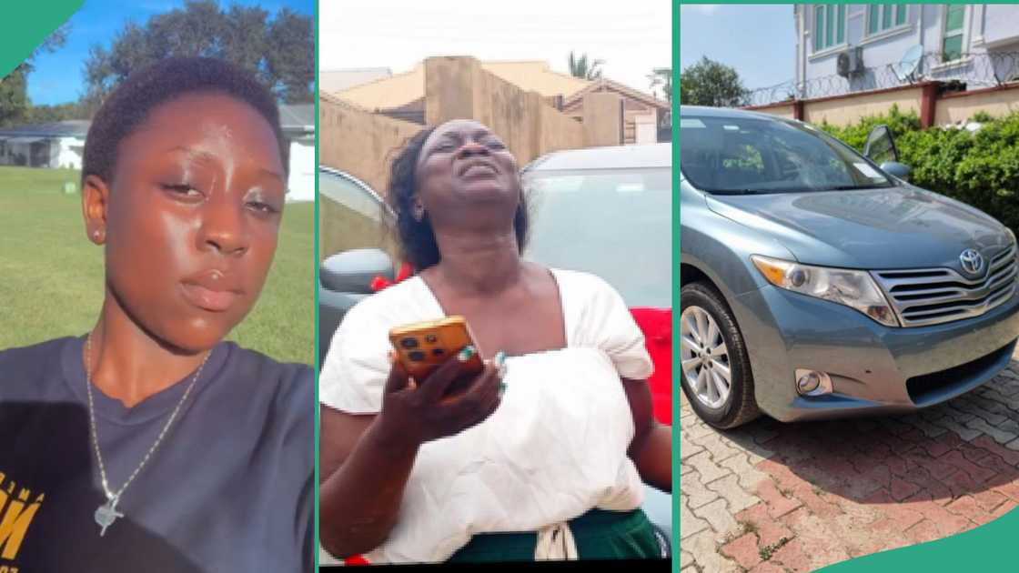 Lady who bought a car for her mother. Lady who bought a car for her mother.