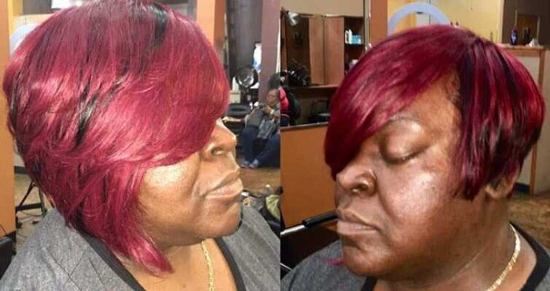 Asymmetrical bob haircut Asymmetrical bob haircut