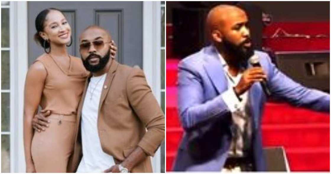 Nigerian singer turned pastor Banky W and his wife Nigerian singer turned pastor Banky W and his wife