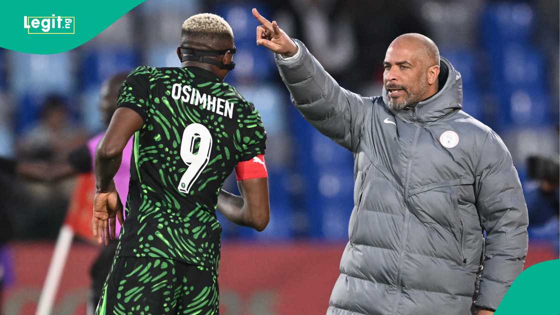 Victor Osimhen, Eric Chelle, Super Eagles, Nigeria, AFCON 2025. Victor Osimhen, Eric Chelle, Super Eagles, Nigeria, AFCON 2025.