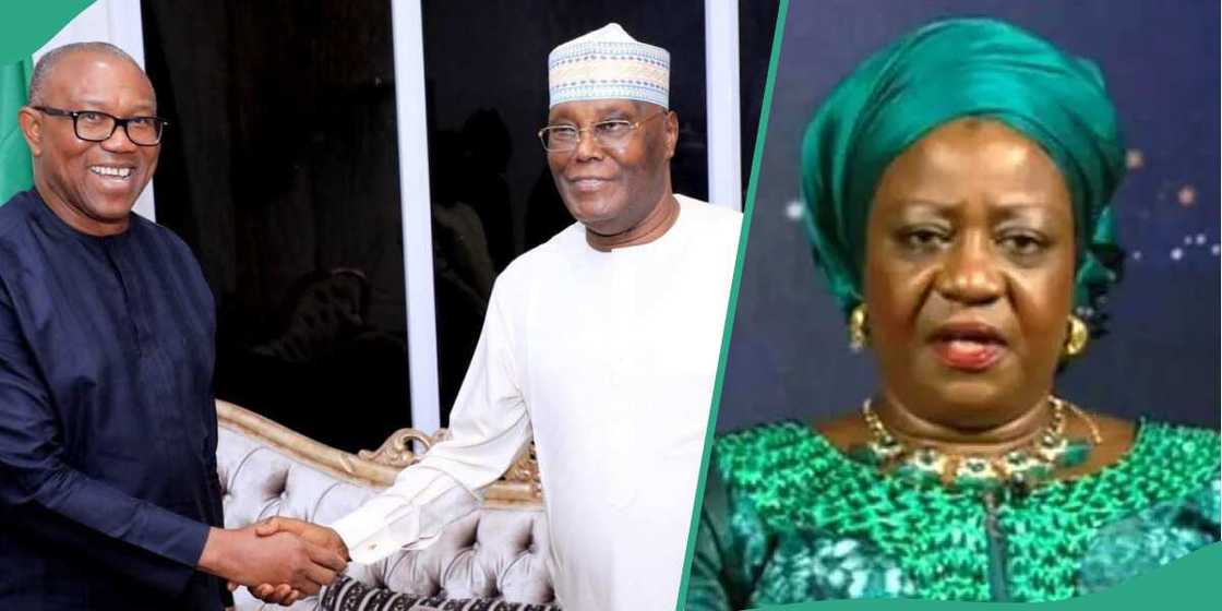 Lauretta Onochie ta fadi yadda Atiku da Obi za su taimaki Tinubu a 2027