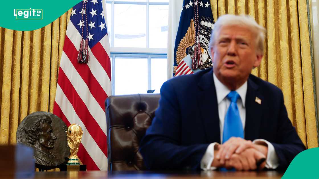 Donald Trump, Oval office, Washington DC, USA, 2026 FIFA World Cup.