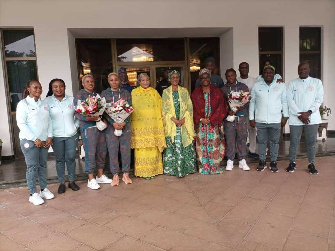 Remi Tinubu, Aso Rock, Super Falcons Remi Tinubu, Aso Rock, Super Falcons