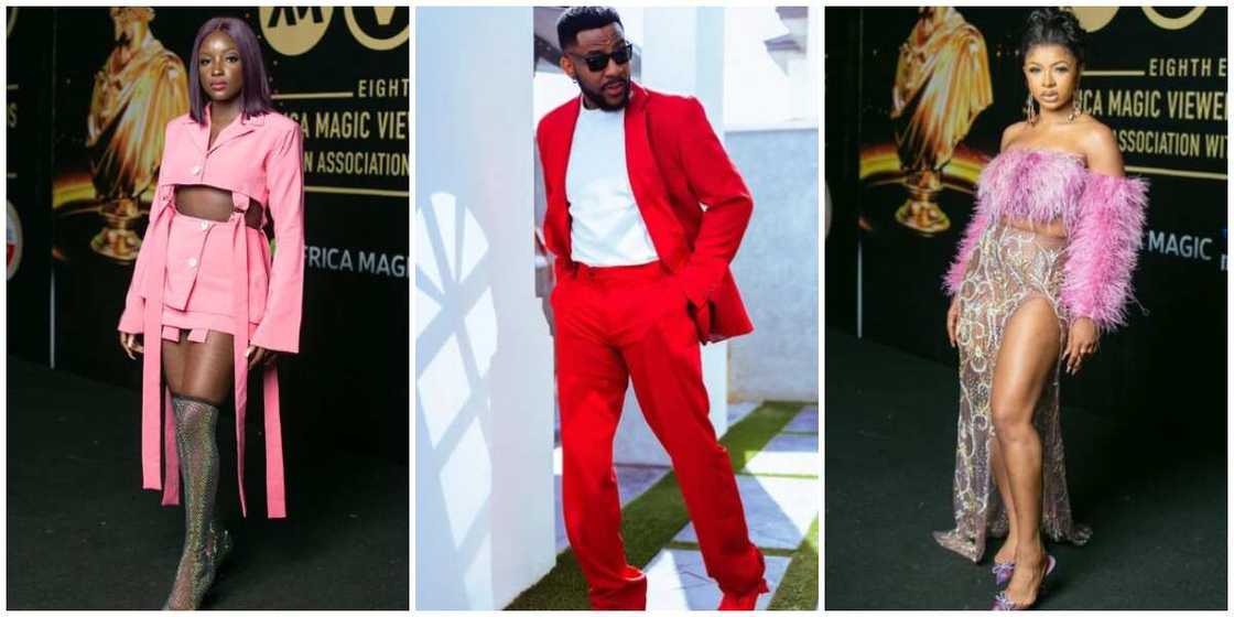 Photos of Saskay, Ebuka and Liquorose. Photos of Saskay, Ebuka and Liquorose.