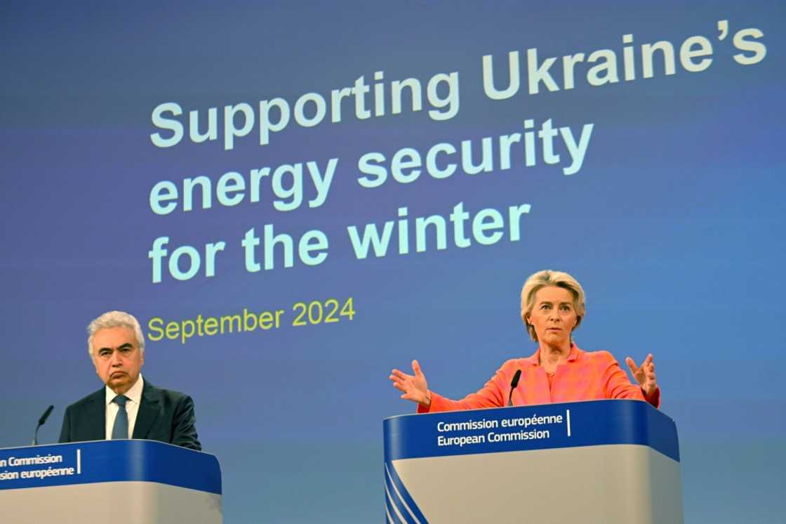 European Commission chief Ursula von der Leyen and International Energy Agency head Fatih Birol issued a stark warning over Ukraine's winter energy needs European Commission chief Ursula von der Leyen and International Energy Agency head Fatih Birol issued a stark warning over Ukraine's winter energy needs