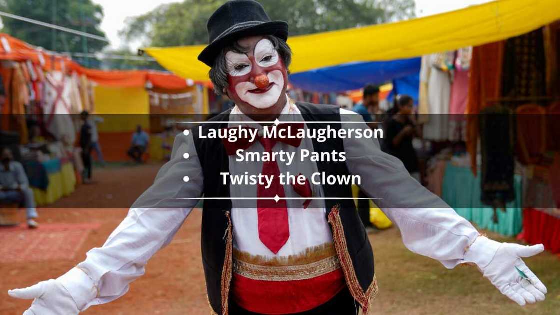 Catchy clown names Catchy clown names