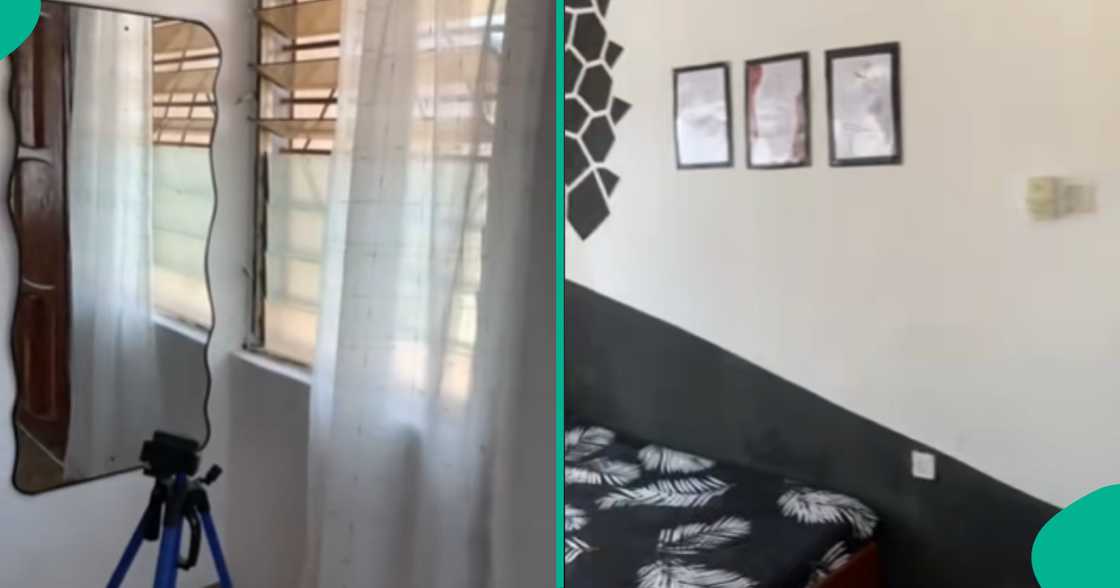 A Nigerian lady, Peace Ayanlowo, shares how she renovated her room on a low budget. A Nigerian lady, Peace Ayanlowo, shares how she renovated her room on a low budget.