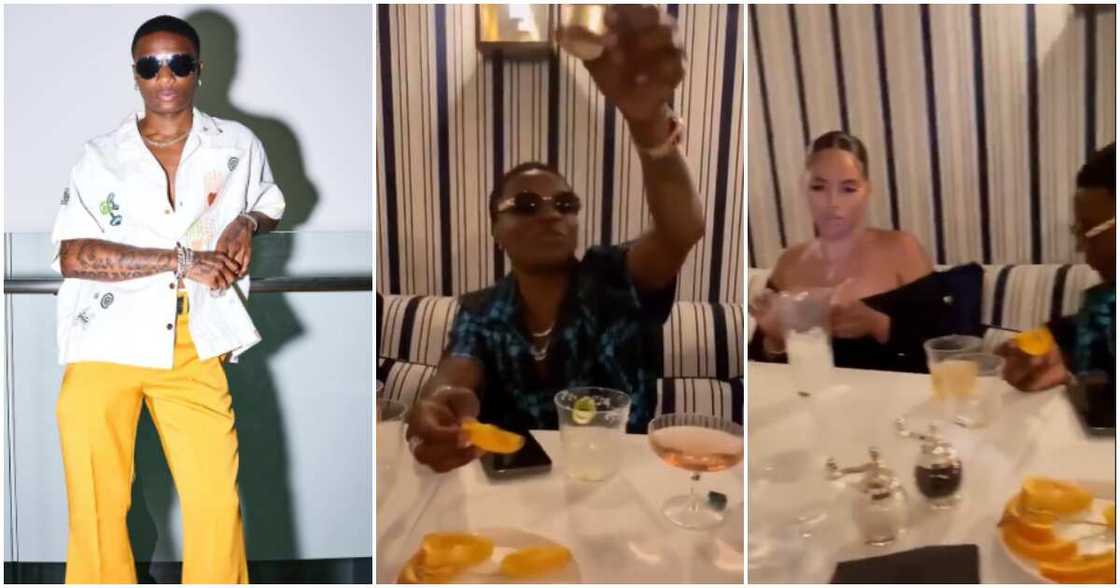 Nigerian singer Wizkid at his birthday party