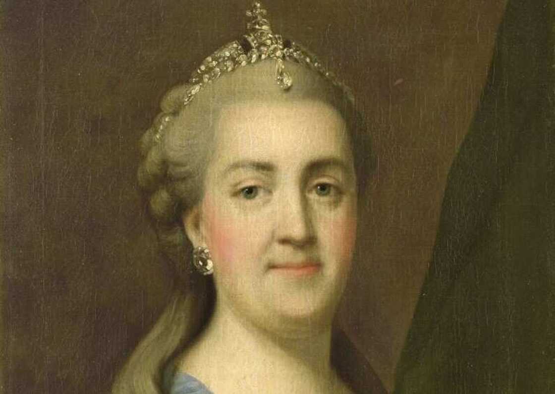 A portrait of Catherine the Great A portrait of Catherine the Great